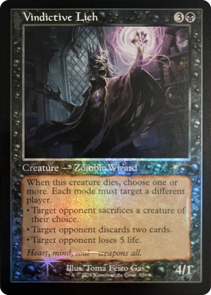 Vindictive Lich (Retro Frame) [Secret Lair Drop Series] Magic: The Gathering