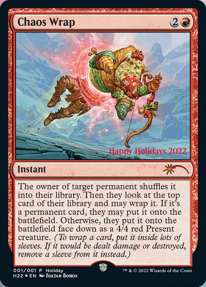 Chaos Wrap [Happy Holidays] Magic: The Gathering