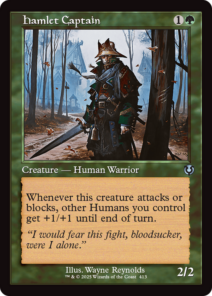 Hamlet Captain (Retro Frame) [Innistrad Remastered] Magic: The Gathering