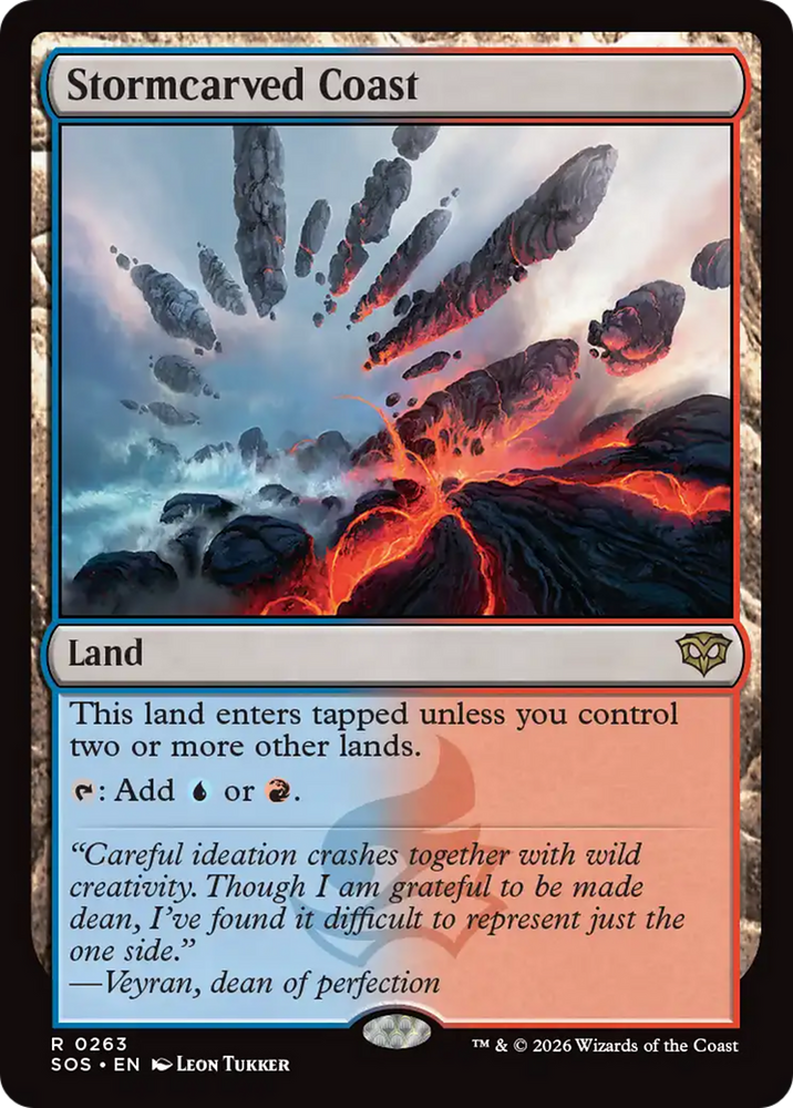 Stormcarved Coast [Secrets of Strixhaven] Magic: The Gathering