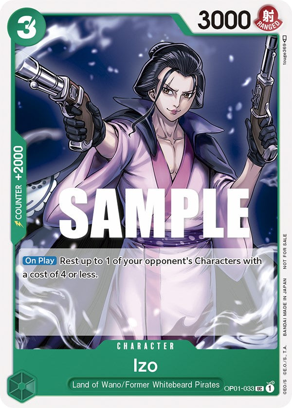 Izo (Tournament Pack Vol. 2) [One Piece Promotion Cards] Bandai