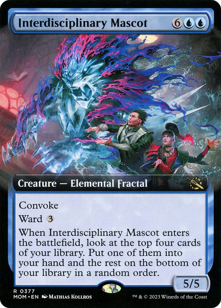 Interdisciplinary Mascot (Extended Art) [March of the Machine] Magic: The Gathering