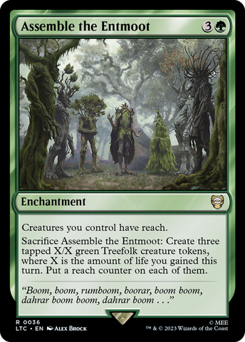 Assemble the Entmoot [The Lord of the Rings: Tales of Middle-Earth Commander] Magic: The Gathering