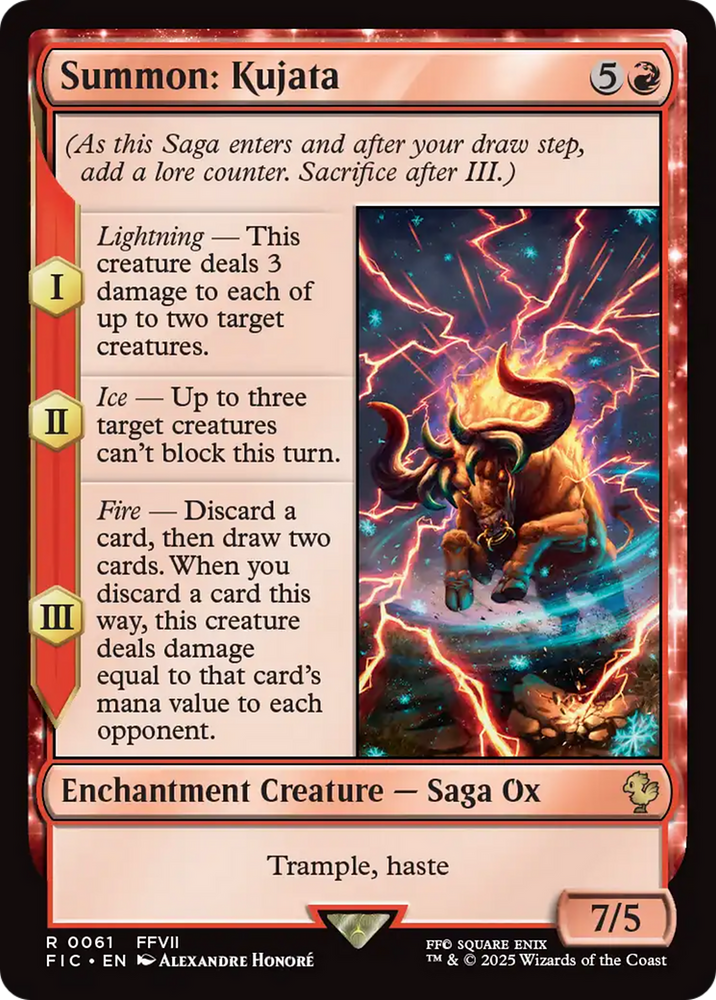 Summon: Kujata [FINAL FANTASY Commander] Magic: The Gathering
