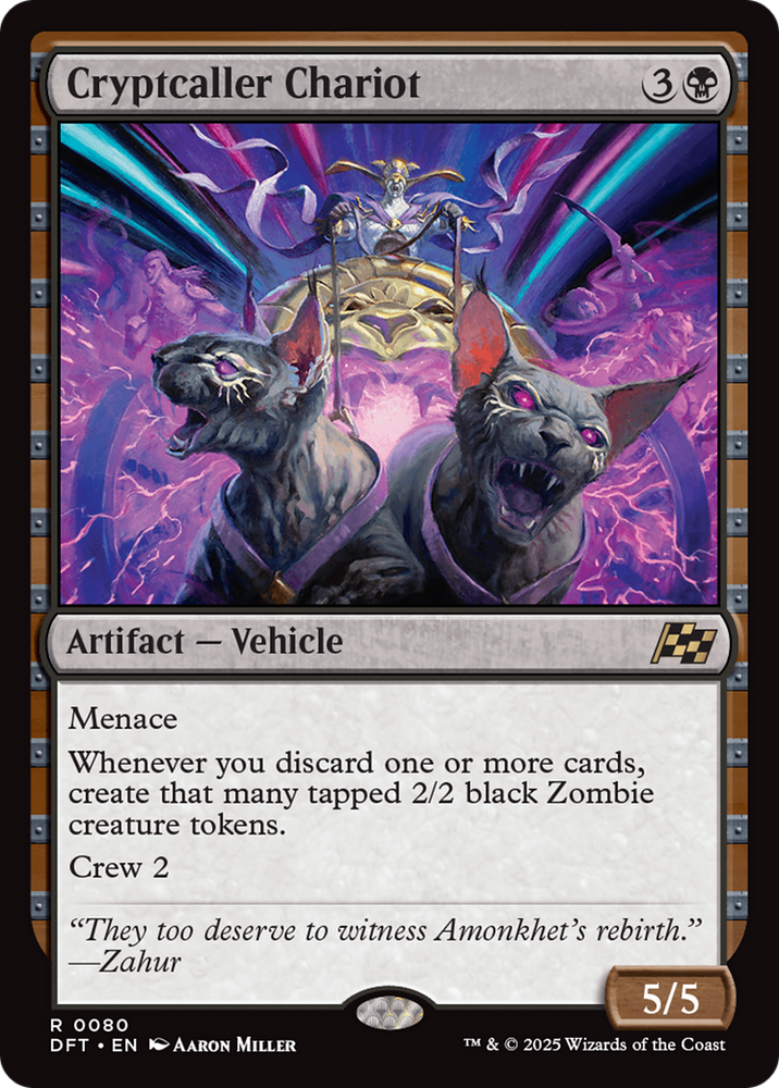 Cryptcaller Chariot [Aetherdrift] Magic: The Gathering