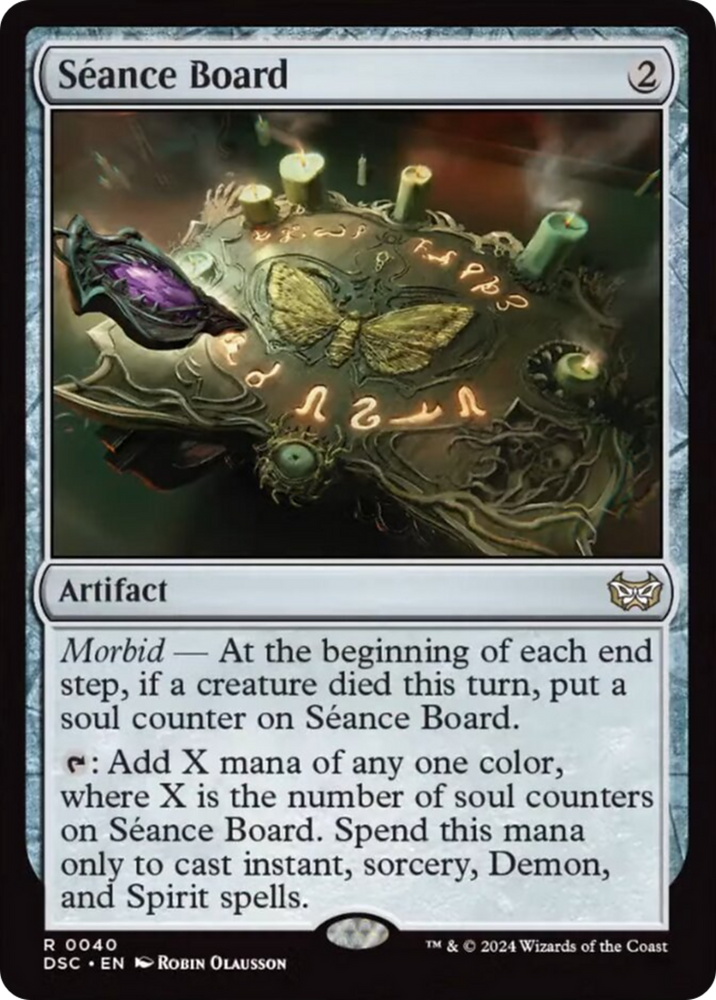 Seance Board [Duskmourn: House of Horror Commander] Magic: The Gathering