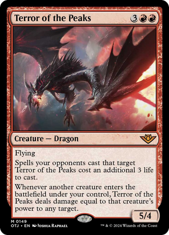 Terror of the Peaks [Outlaws of Thunder Junction] Magic: The Gathering
