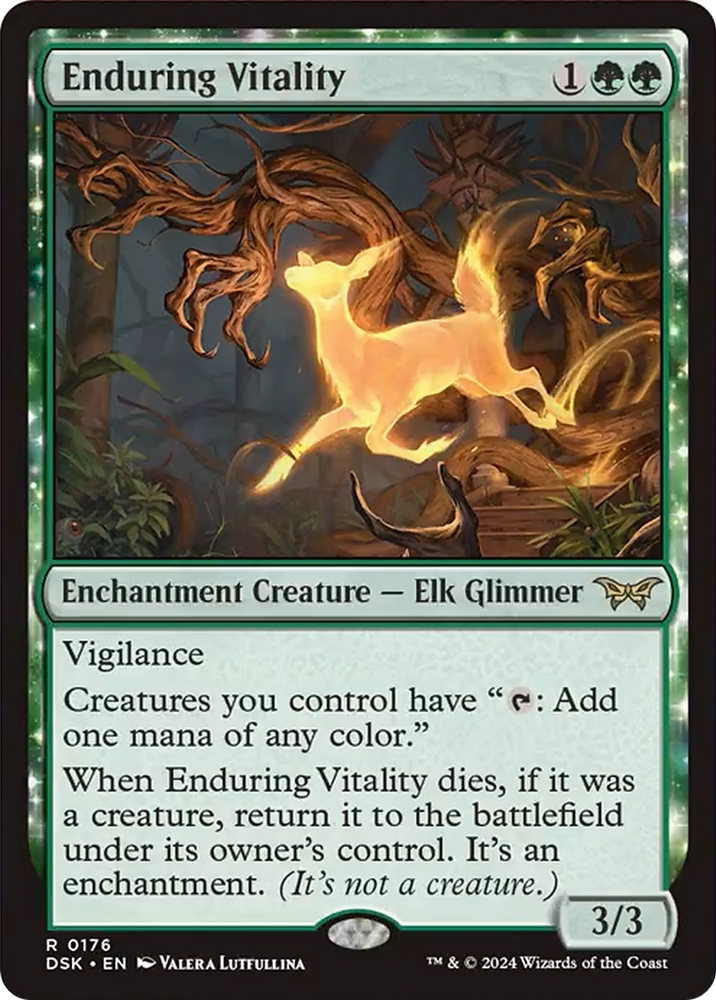 Enduring Vitality [Duskmourn: House of Horror] Magic: The Gathering