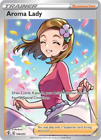 Aroma Lady (199/203) [Sword & Shield: Evolving Skies] Pokémon