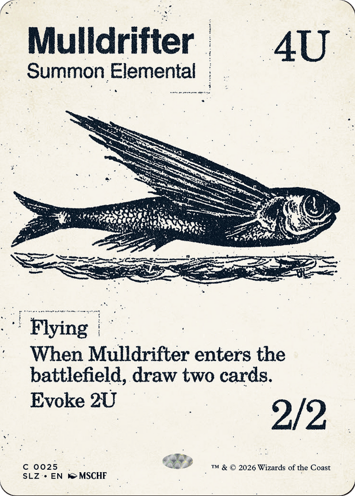 Mulldrifter (0025) [Secret Lair x MSCHF: The Zeta Set] Magic: The Gathering
