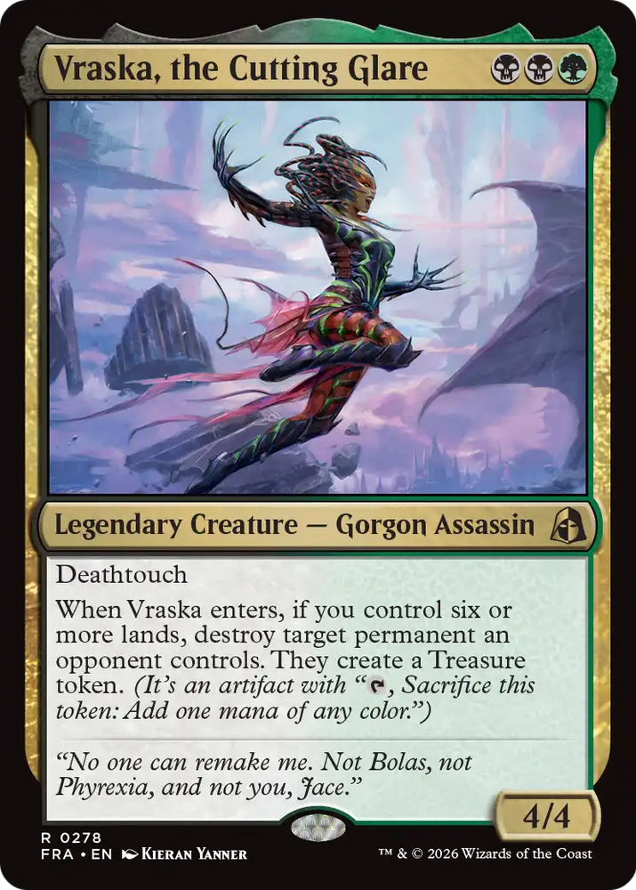 Vraska, the Cutting Glare [Reality Fracture] Magic: The Gathering
