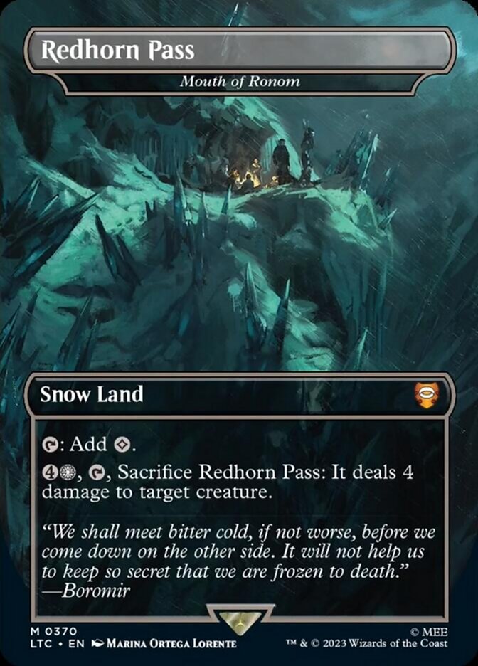 Mouth of Ronom - Redhorn Pass [The Lord of the Rings: Tales of Middle-Earth Commander] Magic: The Gathering