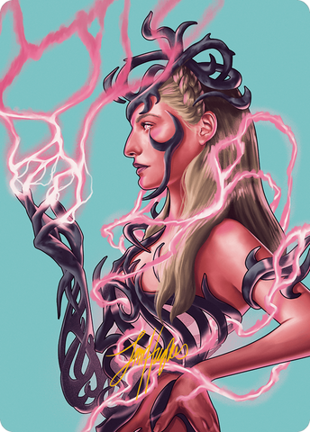 Breya, Etherium Shaper Art Card (Gold-Stamped Signature) [Modern Horizons 3 Art Series] Magic: The Gathering