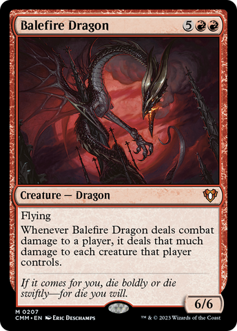 Balefire Dragon [Commander Masters] Magic: The Gathering