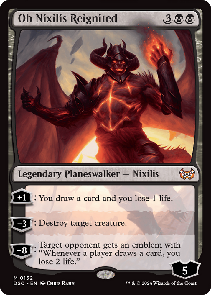 Ob Nixilis Reignited [Duskmourn: House of Horror Commander] Magic: The Gathering