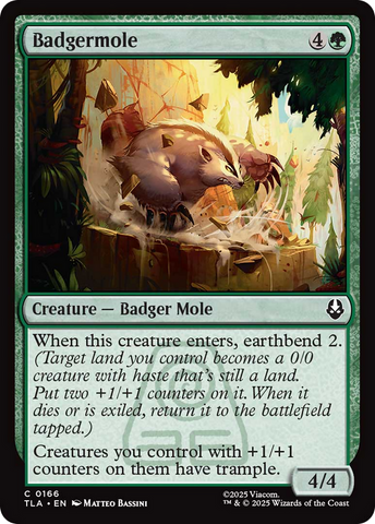 Badgermole [Avatar: The Last Airbender] Magic: The Gathering