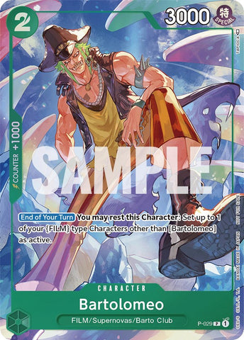 Bartolomeo (Event Pack Vol. 1) [One Piece Promotion Cards] Bandai