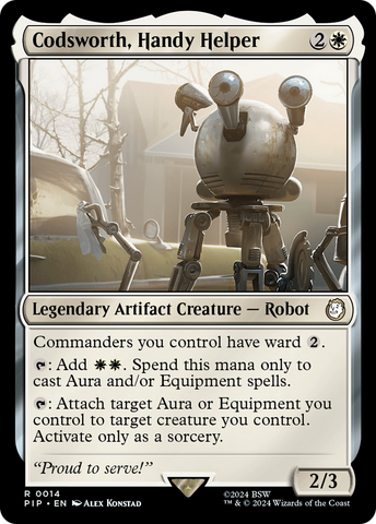 Codsworth, Handy Helper [Fallout] Magic: The Gathering