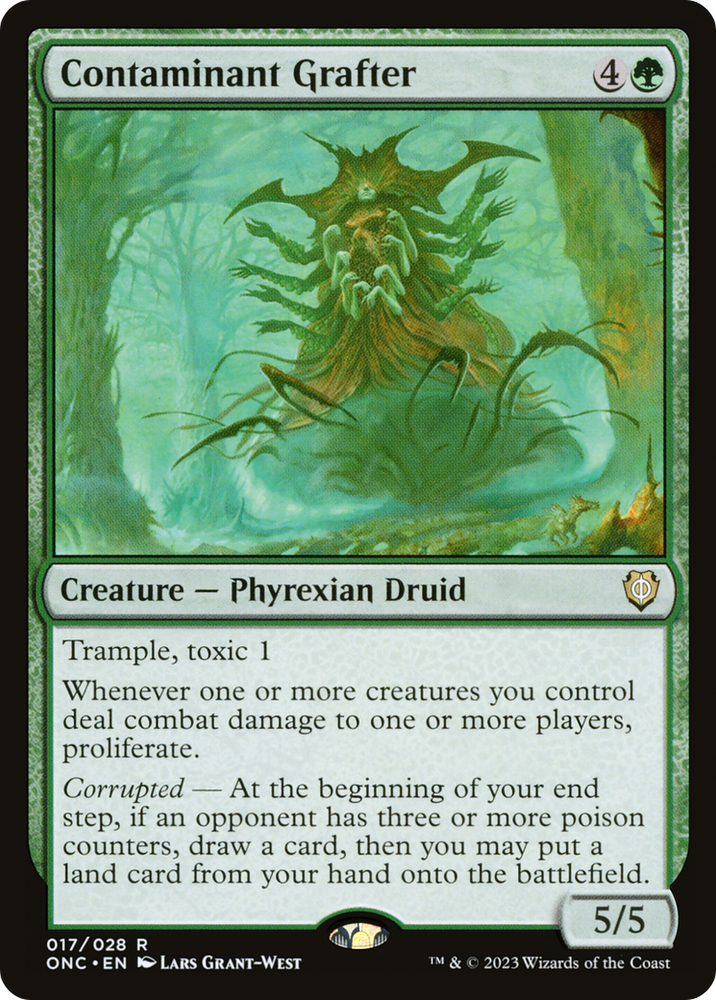 Contaminant Grafter [Phyrexia: All Will Be One Commander] Magic: The Gathering