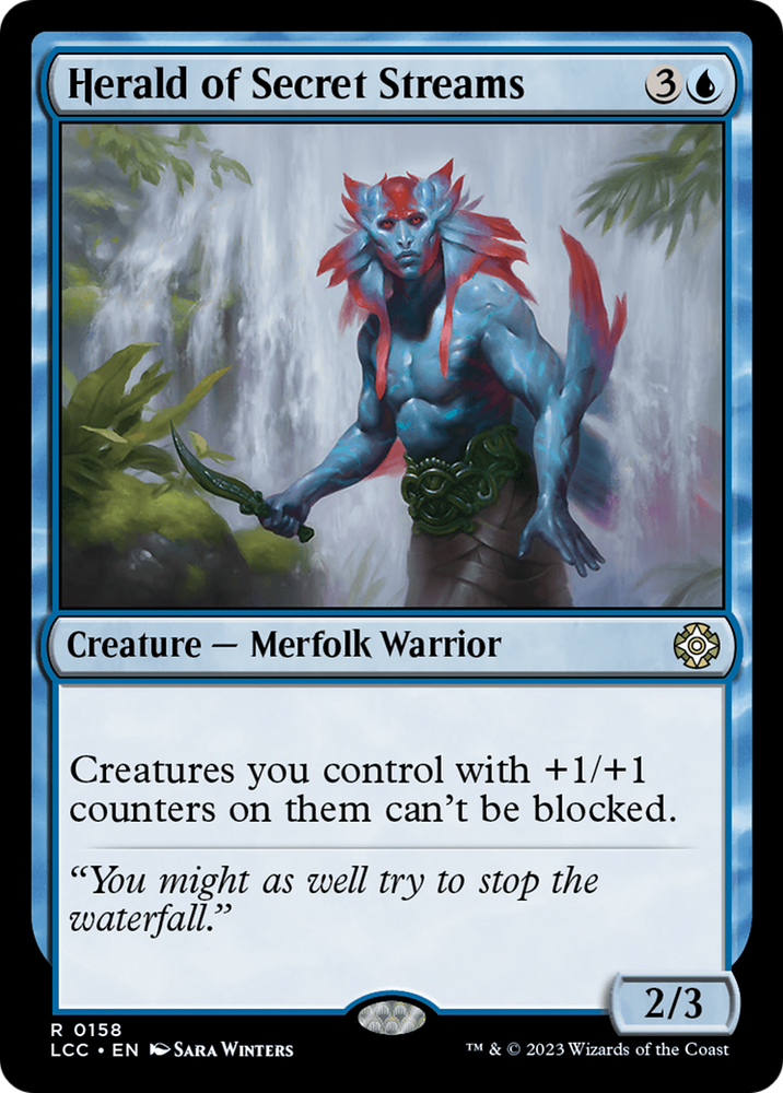 Herald of Secret Streams [The Lost Caverns of Ixalan Commander] Magic: The Gathering