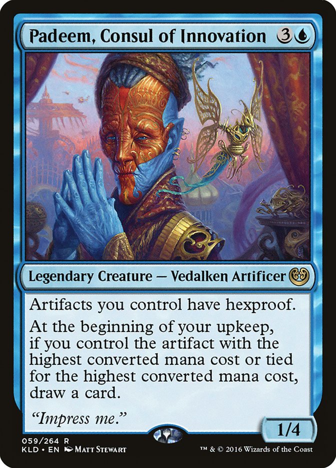 Padeem, Consul of Innovation [Kaladesh] Magic: The Gathering