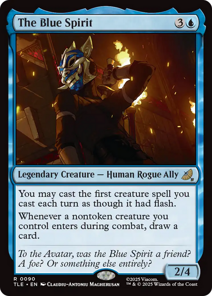 The Blue Spirit [Avatar: The Last Airbender: Eternal-Legal] Magic: The Gathering