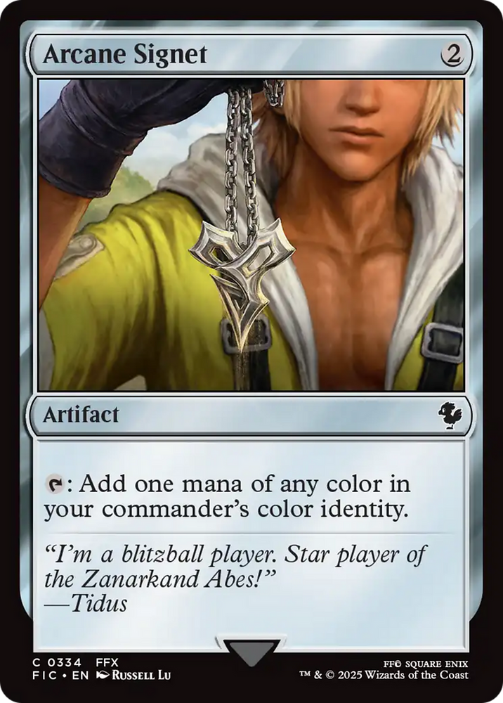 Arcane Signet (0334) [FINAL FANTASY Commander] Magic: The Gathering