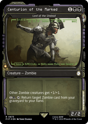 Centurion of the Marked - Lord of the Undead (Showcase) (Surge Foil) [Fallout] Magic: The Gathering
