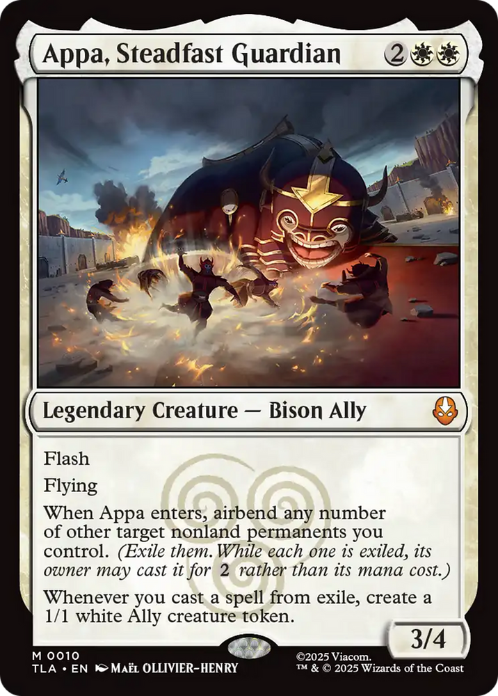 Appa, Steadfast Guardian [Avatar: The Last Airbender] Magic: The Gathering