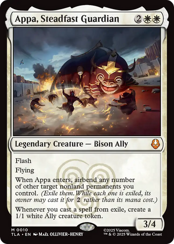 Appa, Steadfast Guardian [Avatar: The Last Airbender] Magic: The Gathering