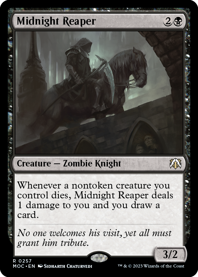 Midnight Reaper [March of the Machine Commander] Magic: The Gathering