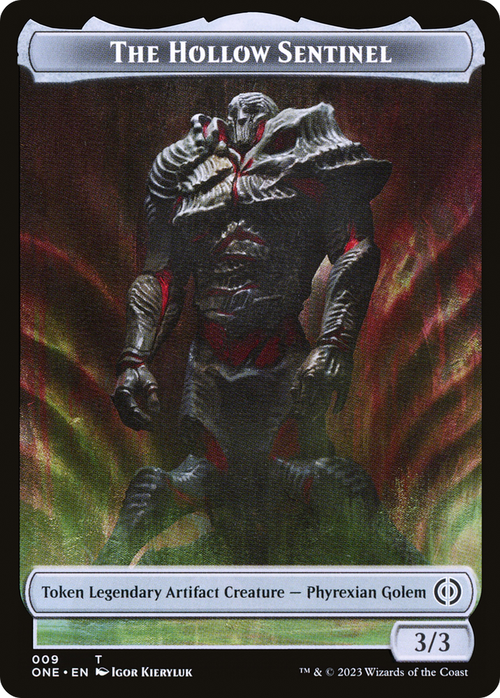 The Hollow Sentinel Token [Phyrexia: All Will Be One Tokens] Magic: The Gathering
