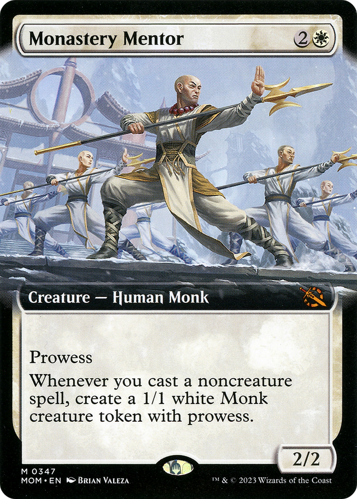 Monastery Mentor (Extended Art) [March of the Machine] Magic: The Gathering