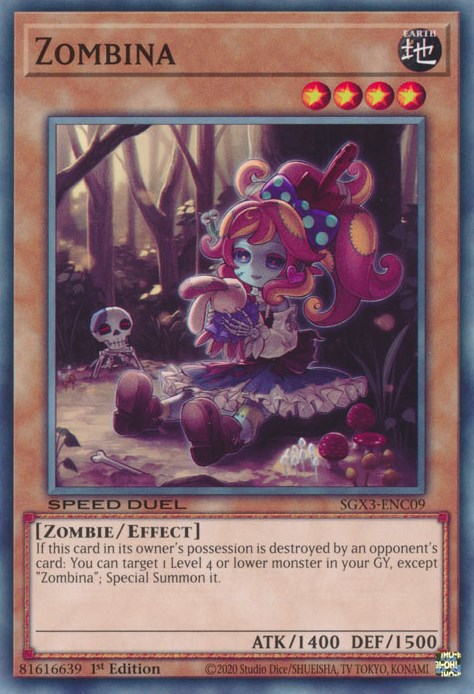 Zombina [SGX3-ENC09] Common Yu-Gi-Oh!