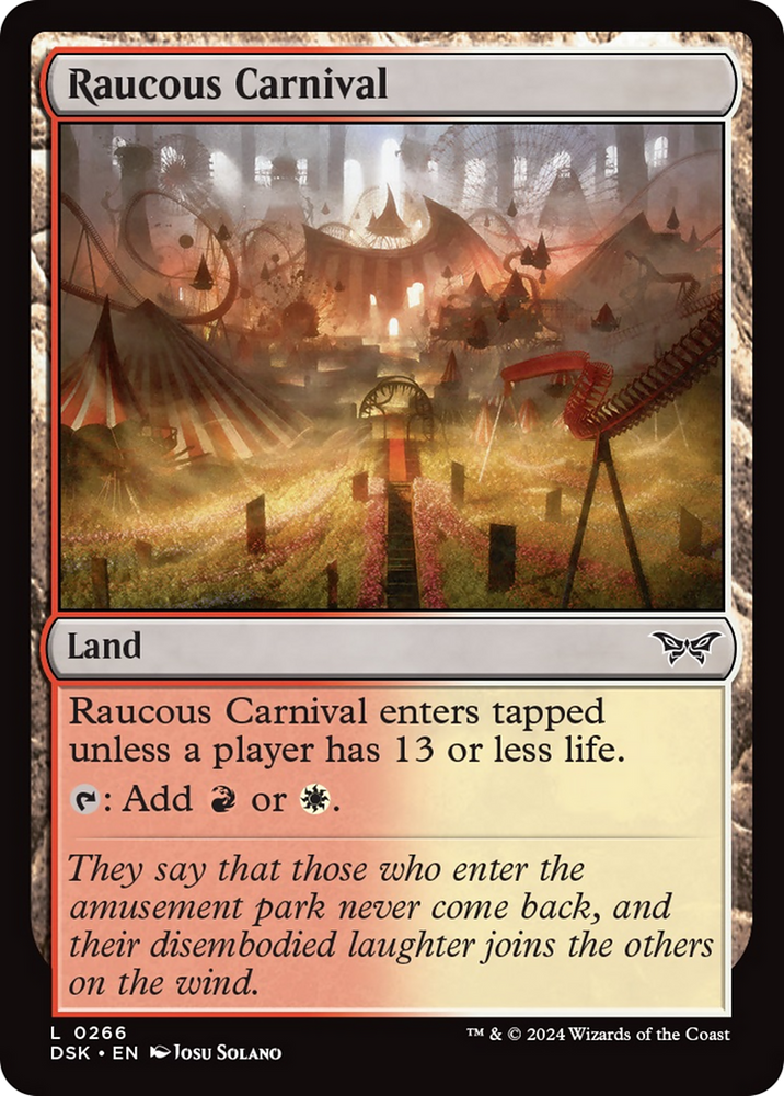 Raucous Carnival [Duskmourn: House of Horror] Magic: The Gathering