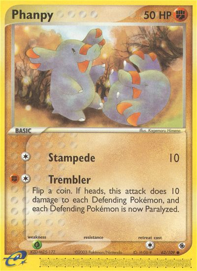 Phanpy (62/109) [EX: Ruby & Sapphire] Pokémon