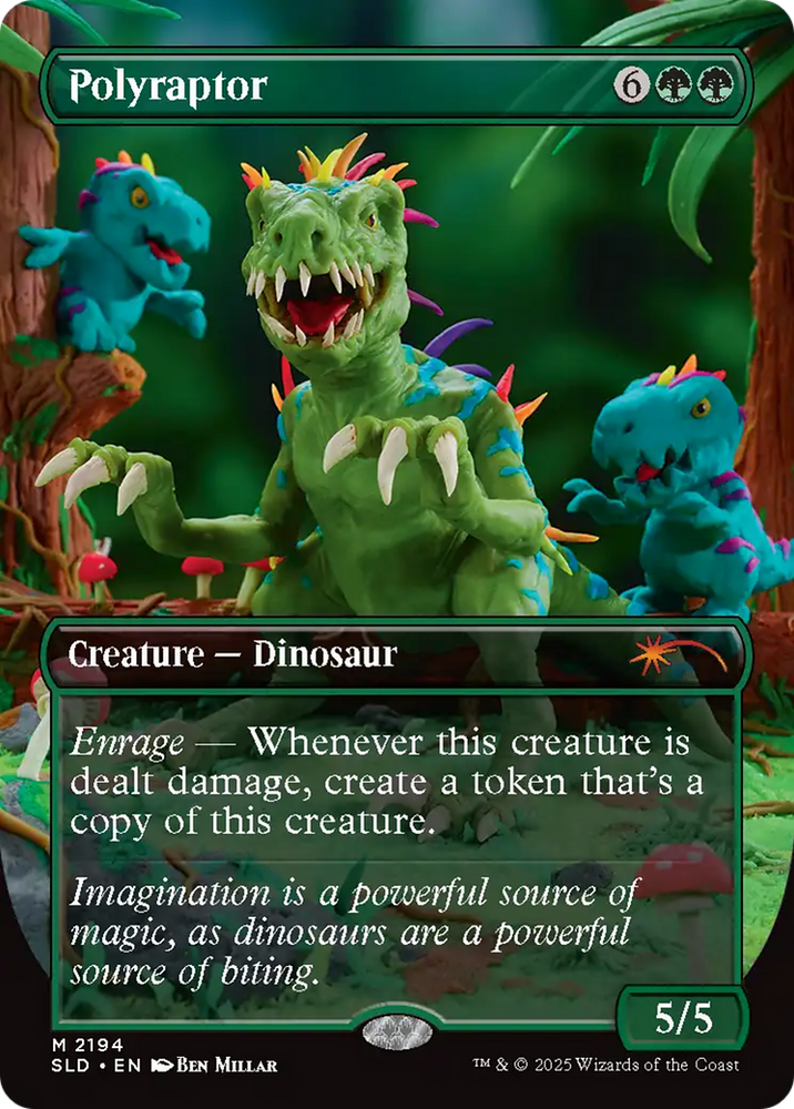 Polyraptor (Rainbow Foil) [Secret Lair Drop Series] Magic: The Gathering