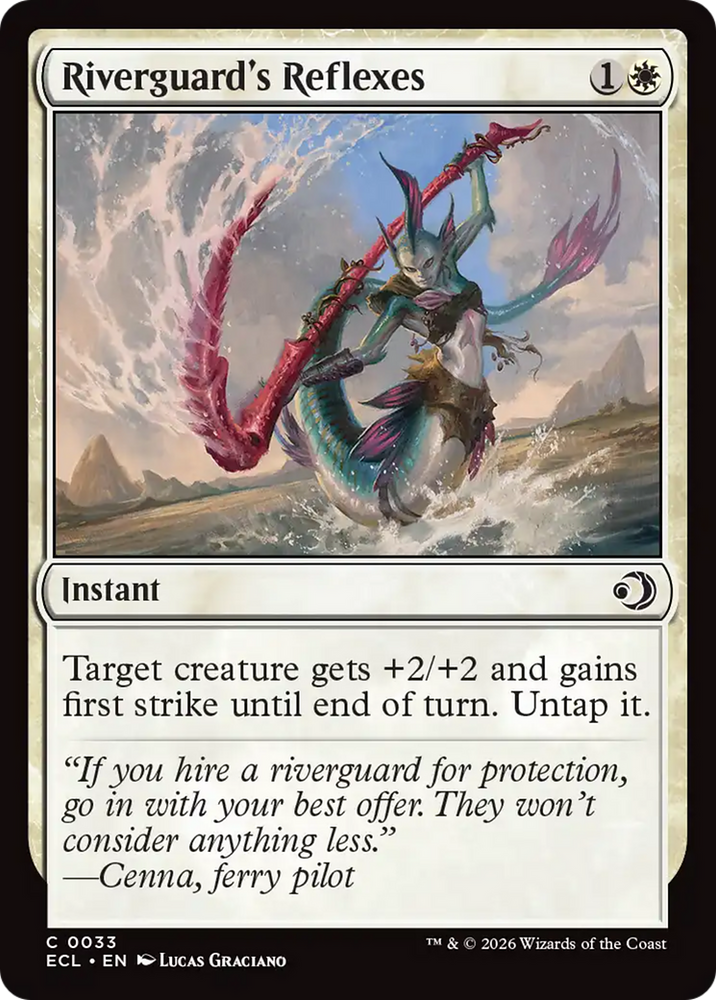 Riverguard's Reflexes [Lorwyn Eclipsed] Magic: The Gathering