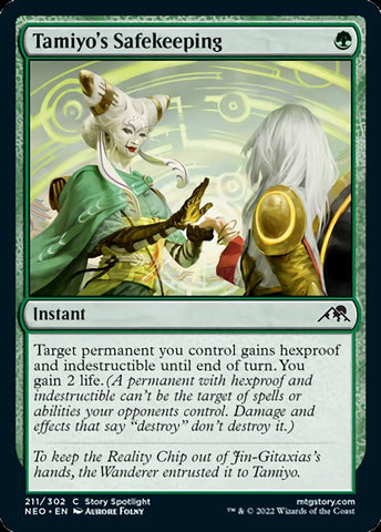 Tamiyo's Safekeeping [Kamigawa: Neon Dynasty] Magic: The Gathering