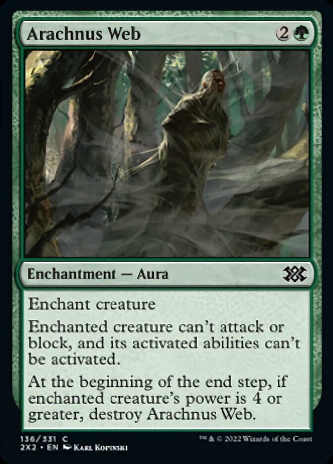 Arachnus Web [Double Masters 2022] Magic: The Gathering
