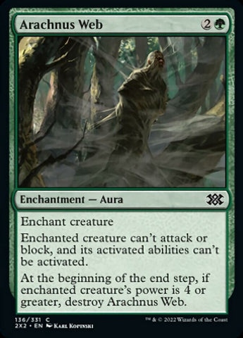 Arachnus Web [Double Masters 2022] Magic: The Gathering