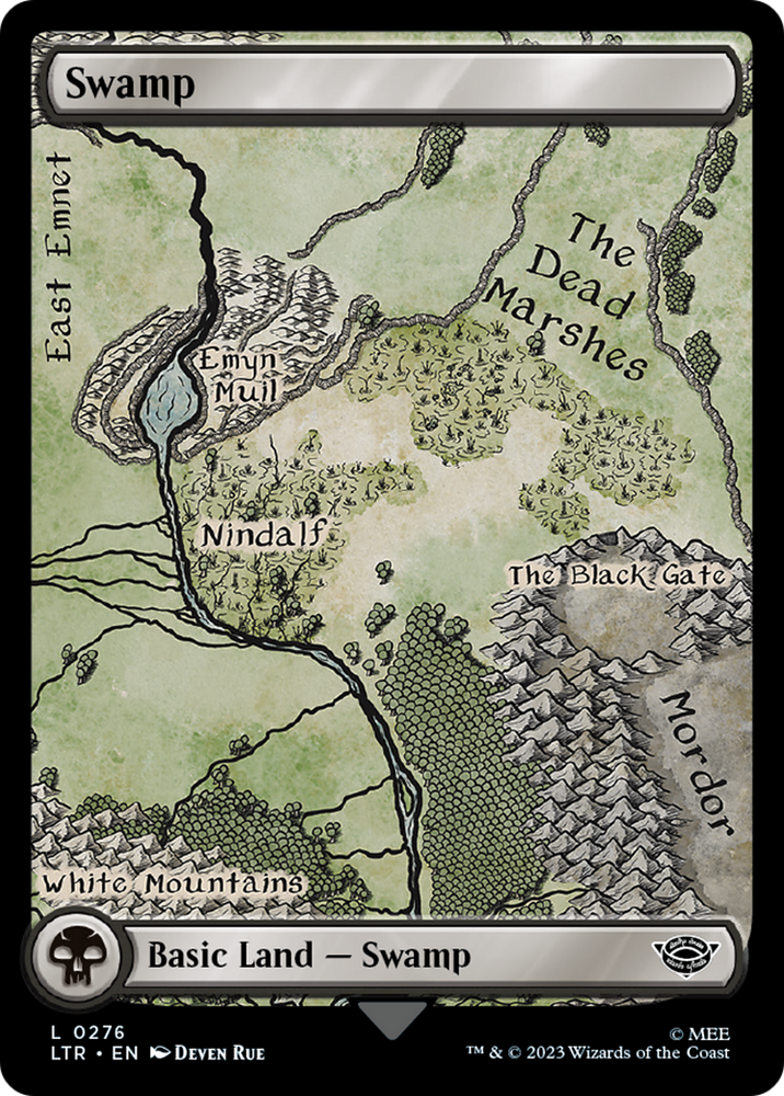 Swamp (276) [The Lord of the Rings: Tales of Middle-Earth] Magic: The Gathering
