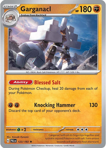Garganacl (123/193) [Scarlet & Violet: Paldea Evolved] Pokémon