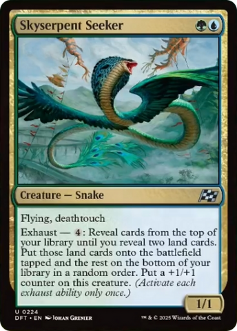 Skyserpent Seeker [Aetherdrift] Magic: The Gathering