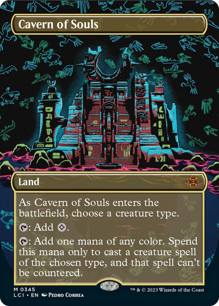 Cavern of Souls (0345) (Borderless) [The Lost Caverns of Ixalan] Magic: The Gathering