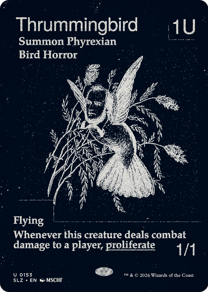Thrummingbird (0153) [Secret Lair x MSCHF: The Zeta Set] Magic: The Gathering
