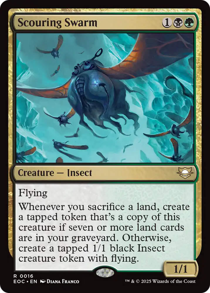 Scouring Swarm [Edge of Eternities Commander] Magic: The Gathering