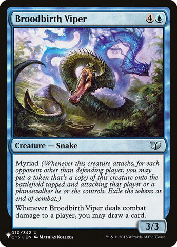 Broodbirth Viper [The List] Magic: The Gathering