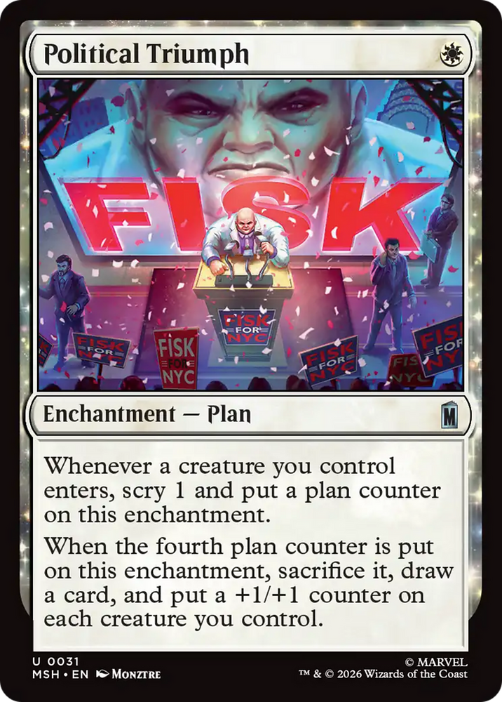 Political Triumph [Marvel Super Heroes] Magic: The Gathering