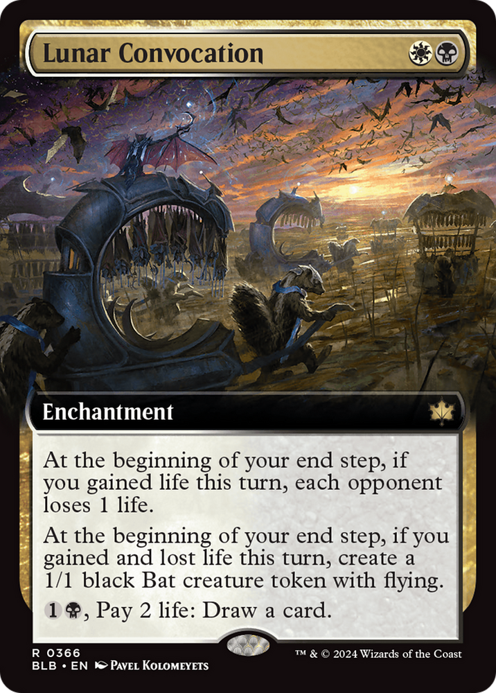 Lunar Convocation (Extended Art) [Bloomburrow] Magic: The Gathering